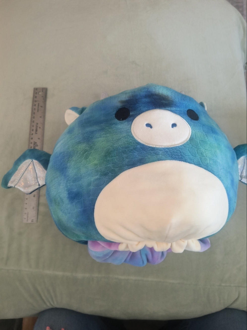 Blue Plush Dragon Unicorn Squishmallow